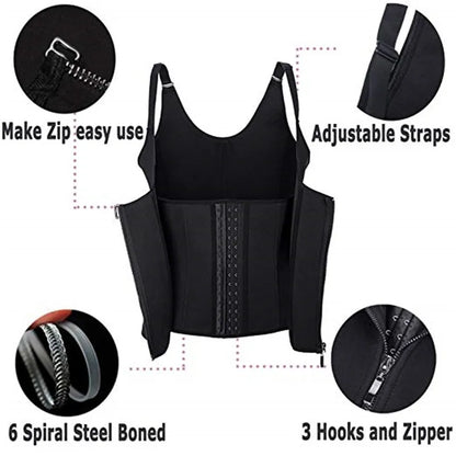 Waist Trainer Corset Body Shaper Vest Slimming Belt Corset Women Shapewear Tummy Postpartum Belly Sheath Corrective Modeling Str