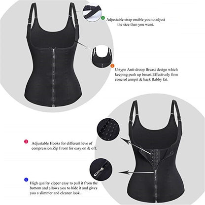 Waist Trainer Corset Body Shaper Vest Slimming Belt Corset Women Shapewear Tummy Postpartum Belly Sheath Corrective Modeling Str