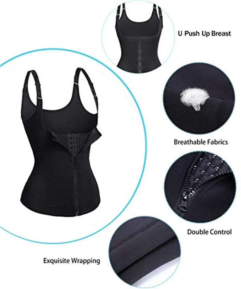 Waist Trainer Corset Body Shaper Vest Slimming Belt Corset Women Shapewear Tummy Postpartum Belly Sheath Corrective Modeling Str