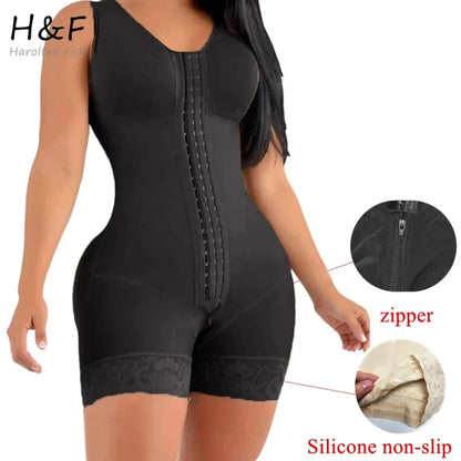 High Compression Fajas Colombianas Body Shapewear Women Corrective Girdle Tummy Control Post Liposuction BBL Slimming Waist Belt